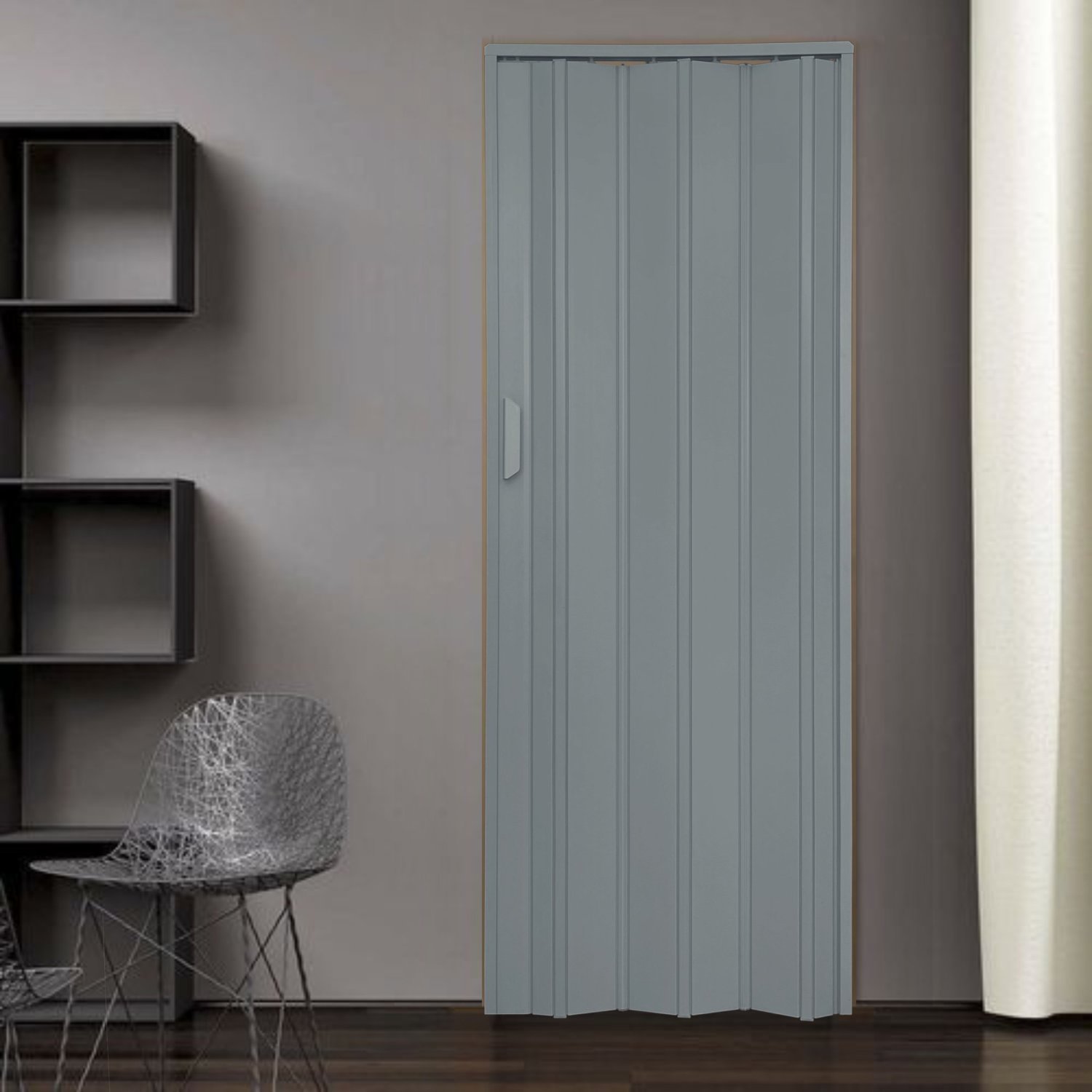 Porta Sanfonada de PVC 210x62cm Bariri - 4