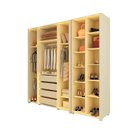 Ver imagem 5 de Guarda-Roupa Modulado Reflecta 6 Portas 262,2cm x 240cm 100% MDF Innova Bege/Off White