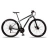 Bicicleta Mountain Bike 21 Velocidades Aço Suspensão Shimano Cor Grafite - 1