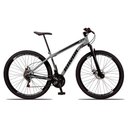 Ver imagem 1 de Bicicleta Mountain Bike 21 Velocidades Aço Suspensão Shimano Cor Grafite