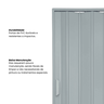 Porta Sanfonada de PVC 210x115cm Bariri - 4