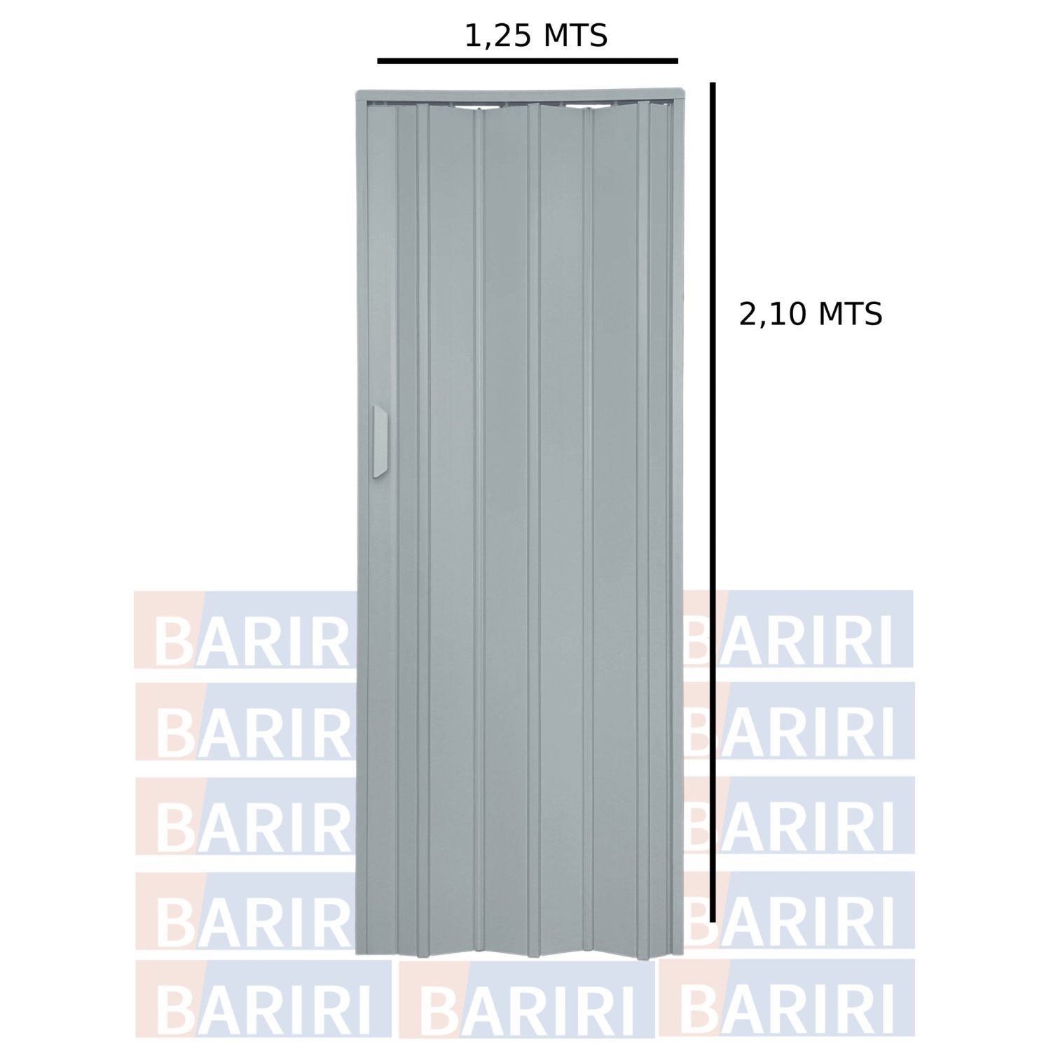 Porta Sanfonada de PVC 210x125cm Bariri - 5