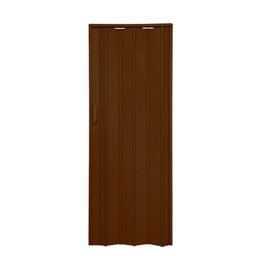 Porta Sanfonada de PVC 210x94cm Bariri Coffe - 2 Porta Sanfonada de PVC 210x94cm Bariri Coffe - 2