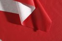 Ver imagem 4 de Poltrona Womb Chair com Puff em Couro Ecológico - Vermelho