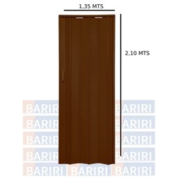 Porta Sanfonada de PVC 210x135cm Bariri - 5