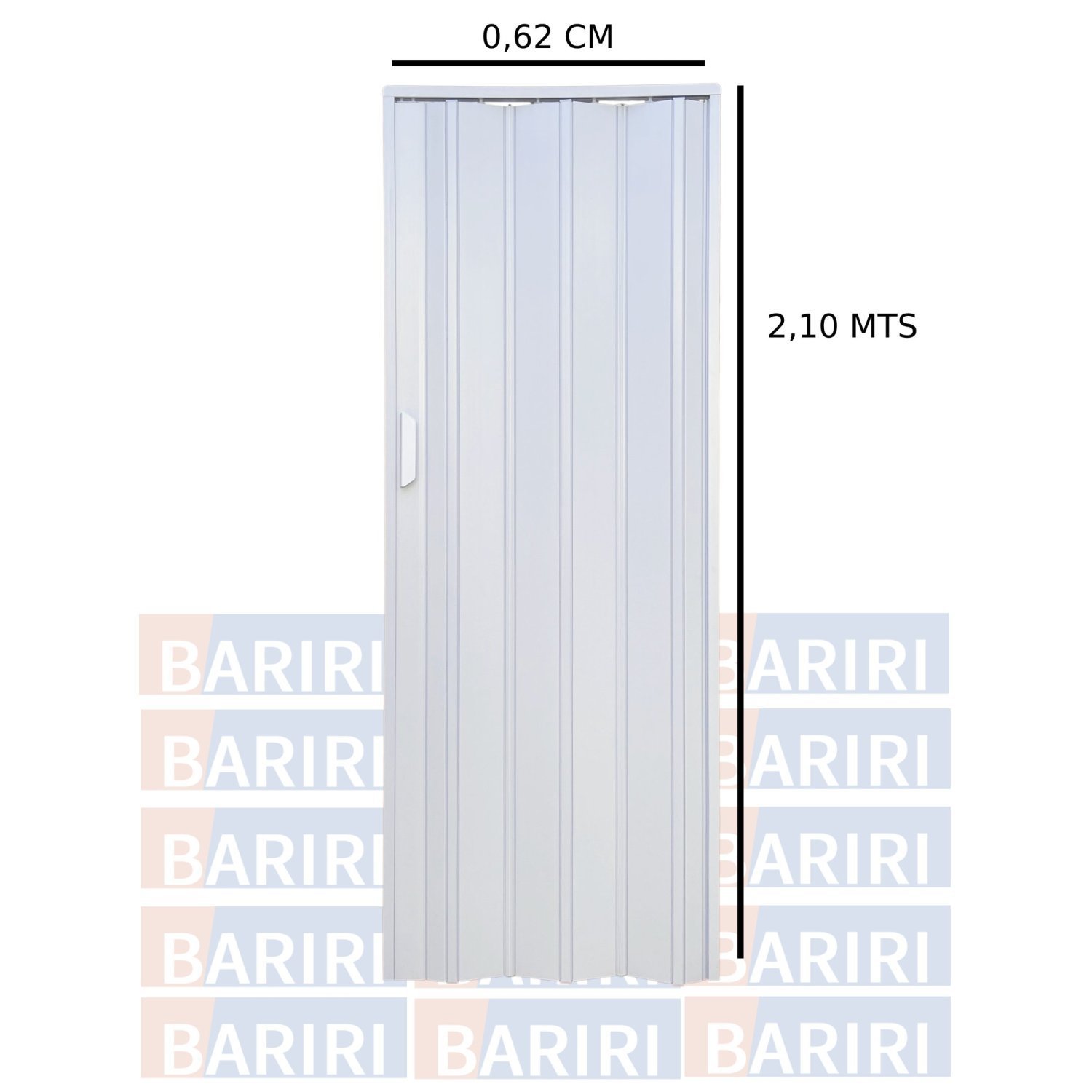 Porta Sanfonada de PVC 210x62cm Bariri - 4