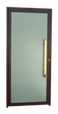 Ver imagem 1 de Porta Murano c/Puxador D. Super Marrom Corten Dourado 90 Brimak