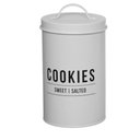 Ver imagem 1 de Pote para Biscoitos Manhattan em Aço Galvanizado Branco 1,7l - Hauskraft