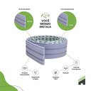 Ver imagem 2 de Painel Ripado Laminado de Eva Autocolante Rpdol 10cm Linha Play Azul 2,5 Metros Rpdol 12