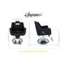 Cadeira Hidráulica Reclinável Barbeiro Salão Pelegrin PEL-9313 Preto - 2