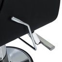 Ver imagem 6 de Cadeira Hidráulica Reclinável Barbeiro Salão Pelegrin PEL-9313 Preto