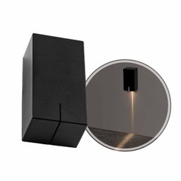 Balizador de Sobrepor Led Risk Preto - Stella - 1