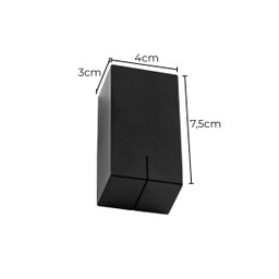 Balizador de Sobrepor Led Risk Preto - Stella - 2