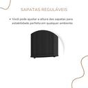 Ver mais imagens de Conjunto Escritório Artany: Mesa Organic e Estante c/ LED