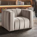 Ver imagem 1 de Poltrona Decorativa Retrô Moderna Sala de Estar