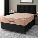 Ver imagem 1 de Kit Cabeceira + Cama Box + Colchão Casal Molas Ensacadas Airtech Ortobom