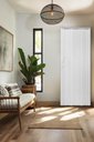 Ver imagem 1 de Porta Sanfonada de PVC 210x72cm Gelo Bariri Eko Premium
