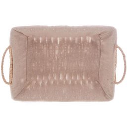 Kit 6 Cestas Papel 29x12cm Servir Pães Restaurantes Forro Tecido Frutas Decoração Retangulares - 3