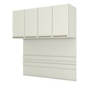 Ver imagem 1 de Ponte Casal Modulado 04 Portas Predileto Henn Areia Hp