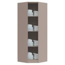 Ver imagem 4 de Guarda Roupa Modulado Casal 9 Peças 6 Portas 3 Gavetas Requinte+ Cinza/Bronze, Duna Line, Macadâmia