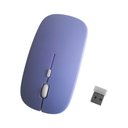 Ver imagem 4 de Kit Teclado e Mouse Wireless Slim A6732 Roxo Recarregável para Escritório e Trabalho