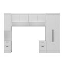 Ver imagem 2 de Conjunto de Guarda Roupa Modulado 7 Portas 6 Gavetas 5 Peças Viena Yescasa
