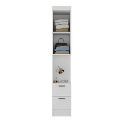 Guarda Roupa Modulado 7 Portas 6 Gavetas 5 Peças Branco Viena - 12