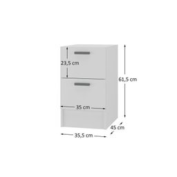 Guarda Roupa Modulado 7 Portas 6 Gavetas 5 Peças Branco Viena - 8