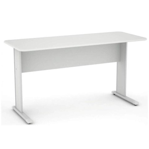 Mesa Escritório 1,20x0,60 Cor Cinza com 2 Gavetas