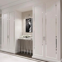 Ver imagem 7 de Fita Metalizada Decorativa Painel Parede Efeito Marmore 1 Metro Decoração Ripado Dourado Cabeceira S