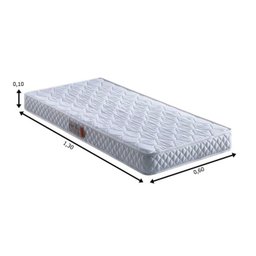 Colchão Berço  D18 Ecoline Natural Bordado 60x130x10 - 3