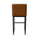 Ver imagem 7 de Banqueta Cozinha Alta com Encosto Kit 6 Lirina Industrial Preto Sintético Pu C05 - D’Rossi