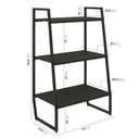 Ver imagem 2 de Conjunto 2 Estantes Baixas 3 Prateleiras Estilo Industrial Concept CabeCasa MadeiraOriginals