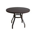 Ver imagem 2 de Mesa 90cm de Diâmetro Ripada de Alumínio Área Externa e Interna
