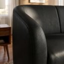 Ver imagem 6 de Poltrona Namoradeira 2 Lugares Aura 120 cm Pes Madeira Courino Tcs 724 Moll