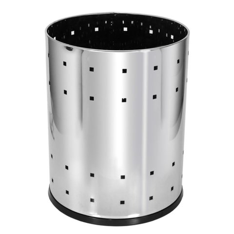 Lixeira Telada de Aço Inox 22 Litros - B9 - Jsn Lixeira Telada de Aço Inox 40 Litros - B9 - Jsn