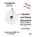 Ver imagem 3 de Mini Balizador Led 2w Bco Quente - Escada - Parede - Branco - Preto