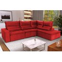 Ver imagem 2 de Sofá de Canto Amsterdam Molas Retrátil Reclinável - king house