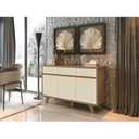 Ver imagem 3 de Buffet Aparador 3 Portas 3 Gavetas 100% MDF Buono