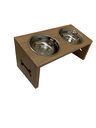 Ver imagem 3 de Comedouro e Bebedouro para Pets de Porte Pequeno com Tigelas em Inox