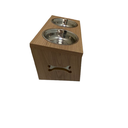 Ver imagem 4 de Comedouro e Bebedouro para Pets de Porte Pequeno com Tigelas em Inox