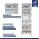 Ver imagem 5 de Lavanderia Modulada São Gonçalo 4 Portas 6 Prateleiras MDF-MDP 140cm Branco Kaiki