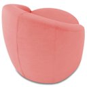 Ver imagem 7 de Poltrona Sala Decorativa Redonda 91cm Steve Suede Rosê I01 - Mpozenato