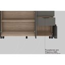 Ver imagem 5 de Cozinha Modulada Demóbile 6 Peças Firenze C6p126 Amendola/nude Prime Tx