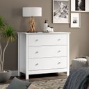 Ver imagem 1 de Cômoda para Quarto 3 Gavetas 80cm x 72,8cm Branco