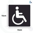 Ver imagem 2 de Placa Sia Cadeirante Pne 15x15 Acrílico