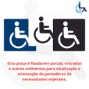 Ver imagem 5 de Placa Sia Cadeirante Pne 15x15 Acrílico