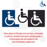 Placa Sia Cadeirante Pne 15x15 Acrílico - 5