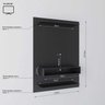 Painel para TV até 50 Polegadas 1 Nicho Boulevard Yescasa - 3