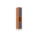 Ver imagem 1 de Paneleiro Cozinha Modulada Avulsa Celeste com 2 Portas 5 Prateleiras MDF 37cm